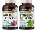 BIO KRAUTER Milchdistel 250 Kapseln & Sting Nettle 250 Kapseln