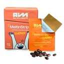MeltinStrips® Fast Dissolving Nootropic Energy Strips for Focus, Alertness & Brain Energy | Caffeine (40mg) + Ashwagandha + B12 | Sugar Free Without Jitters or Crash | Mocha - 30 Servings