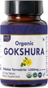 Gokshura 120 Tabletten | Tribulus Terrestris (Gokshura) | USDA Organic Certified| Unterstützt Immunität und Stärke | Organic und Natural 120tab