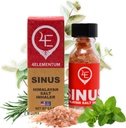 4Elementum Sinus Himalayan Salz Inhalator - Infused mit natürlichem Eucalyptus, Pfefferminz und Rosmarin - unterstützt Entlastung von Allergien, Kälte und Stau