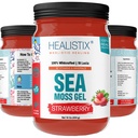 Gel de mousse de mer de fraise HX 16 Oz - Gel de mousse de mer de Sainte-Lucie