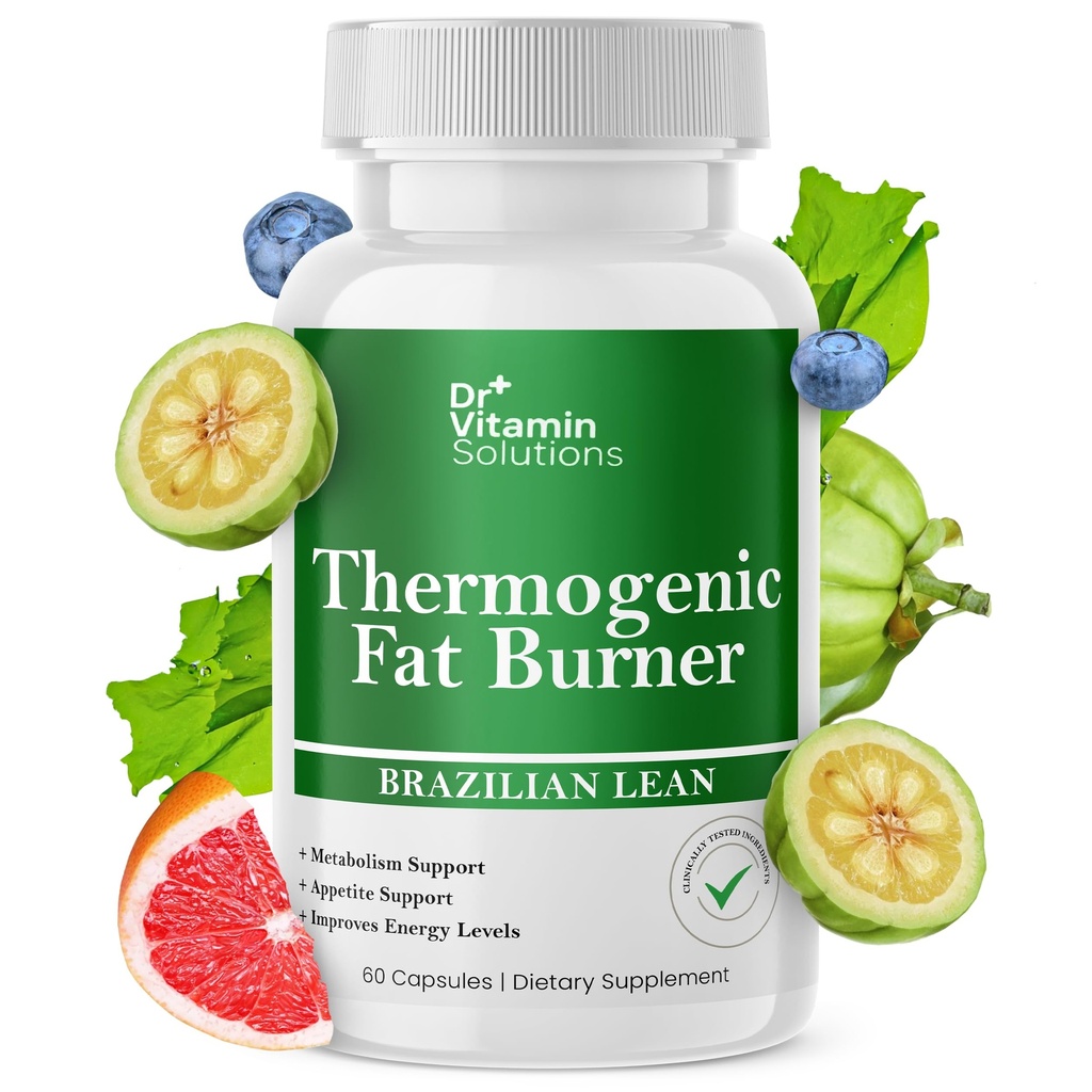 Thermogenic Fat Burner brasilianischen Lean, Gewichtsverlust Pillen für Frauen, Taille Trimmer & Ergänzungen für Bloating für Frauen & Männer, 60 Kapseln