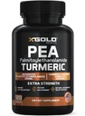 Pea Palmitoyléthanolamide + Turmeric Curcumin Complex – 1600mg Micronised 99 % & 95 % Curcuminoïdes – Soutien, mobilité et confort de joint haute puissance – Fabriqué aux États-Unis