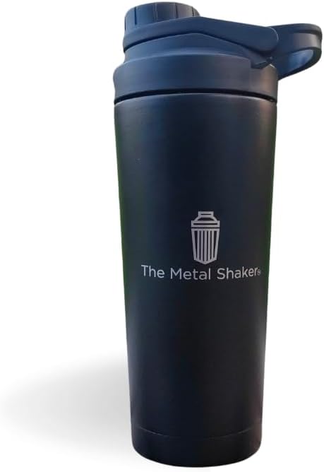 Bouteille de shaker de protéines en acier inoxydable 24 once