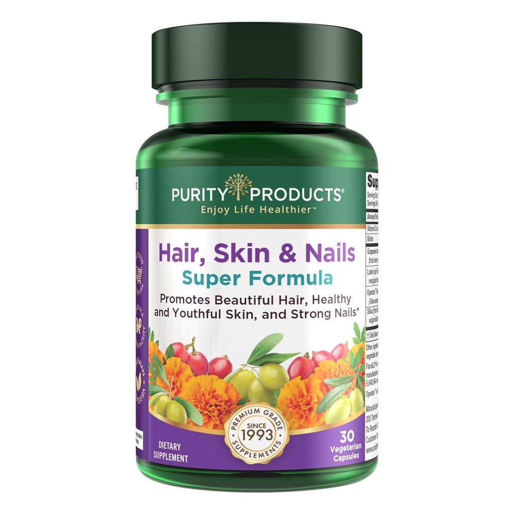 Produits de pureté - Cheveux, peau et ongles Super Formula,30 Capsules