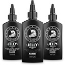 Bossman Jelly Bartöl für Herren - 3 Pack (12 Unze in Total, Naked - Unscented) – Weichtiere, Moisturizes & Bedingungen mit natürlichen Inhaltsstoffen