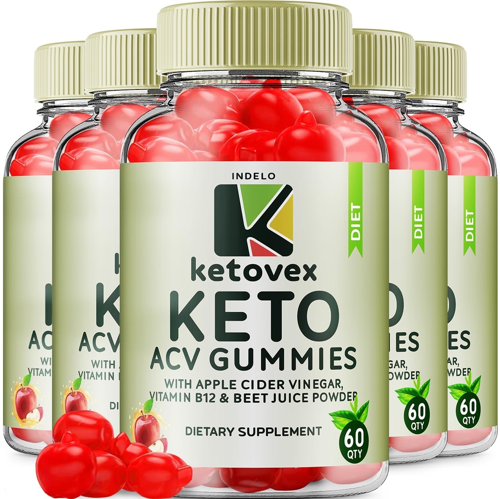 (5 Pack) Ketovex Keto BHB Gummies Advanced Formula, Ketovex BHB Weight Management ACV Gummies Bewertungen, Ketovex ACV Keto Vex BHB Gummy Gomitas Ketosis, Ketovex Gummies, B12 (300 Gummies)
