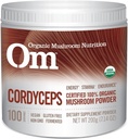 Om Bio Pilz Superfood Pulver, Cordyceps, 100 Servierungen, Energie- und Endurance-Supplement, 7.05 Unze (Pack von 1)