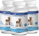 Dog Minerals Vitamine - Ultra Vitamine für Hunde - Chews - Leistungsstarke Formel - Mineral Complex - Hund Calcium Tabletten - 270 Tücher (3 Flaschen)