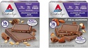 Atkins Endulge Treat Bars, Crunchalicious & Amand Craze Saveurs, 1-2g de glucides nets, 1g de sucre, bonne source de fibre, Keto Friendly, 16 Comte