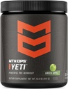 MTN OPS Yeti Pre-Workout Powder Energy Drink mit Kreatin, 200mg Koffein & BCAAs mit Beta Alanine, 30-Serving Tub, Green Apple