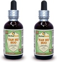 Yan Hu SUO (Corydalis Ambigua) Glycérite, racines séchées Extrait liquide sans alcool (marque : HerbalTerra, fièrement fabriqué aux États-Unis) 2x2 fl.oz (2x60 ml)