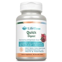 LifeTIME Quick Digest Enzymes digestifs - Enzymes végétales pour les protéines, les glucides, les fruits et les légumes - Soutien de la santé digestive - Flamand de grenade - 90 portions, 90 comprimés à croquer