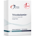 Designs für die Gesundheit B12 Tricobalamin Lutschtabletten - 3000mcg Triple B12 Quick Dissolve Tabletten mit Methylcobalamin, Adenosylcobalamin + Hydroxocobalamin - Natural Orange Flavor (60 Lutschtabletten)