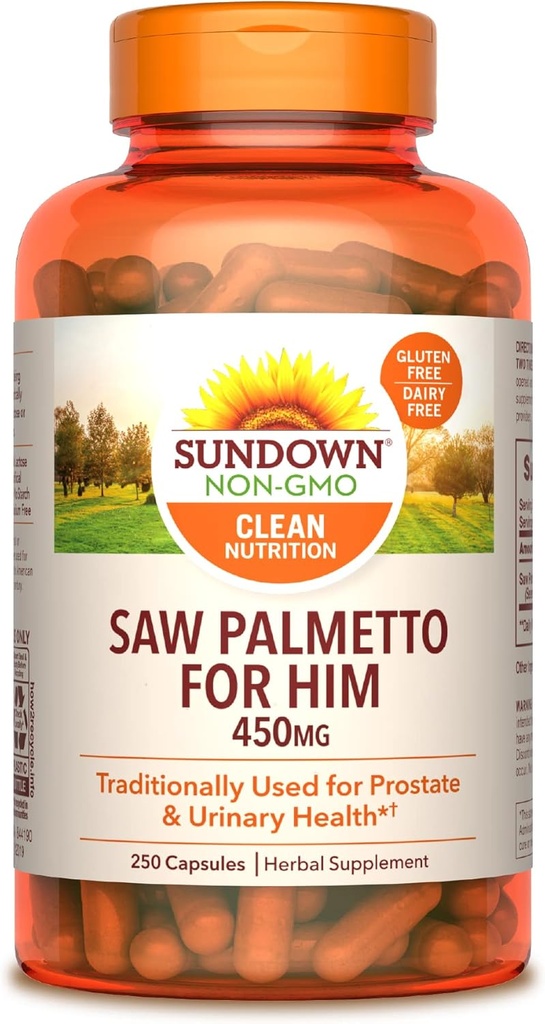 Sundown Saw Palmetto, 250 Kapseln