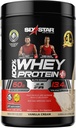 Whey Protein Powder + Immununterstützung | Six Star Whey Protein Plus | Whey Protein Isolate & Peptide + Muskelaufbau | Lean Protein Pulver für Muskelaufbau & Recovery | Vanille, 2 lbs