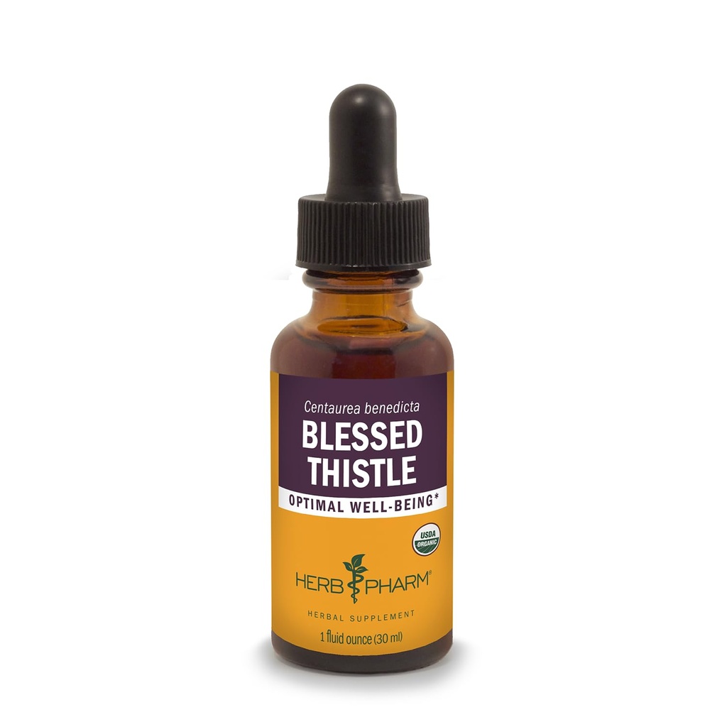 Kräuter Pharm Certified Organic Blessed Thistle Liquid Extract - 1 Unze