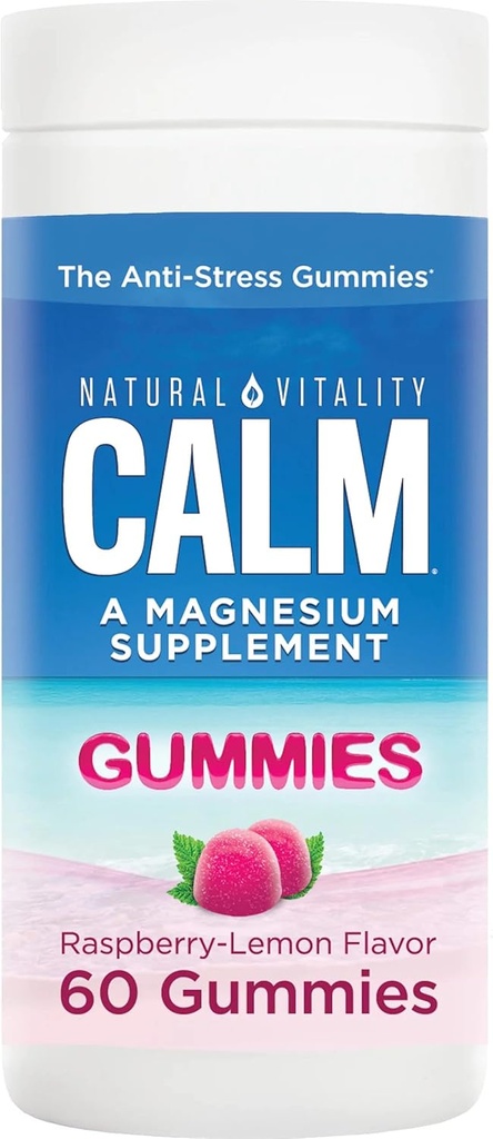 Jogi Calm Gummis, Magnesium-Ergänzung, Himbeer-Lemon Flavor, Günstig, Delicious Gummies: Natürliche Vitalität Calm Gummis für Erwachsene haben hervorragende Himbeer-Lemon Flavor 60 Gummis