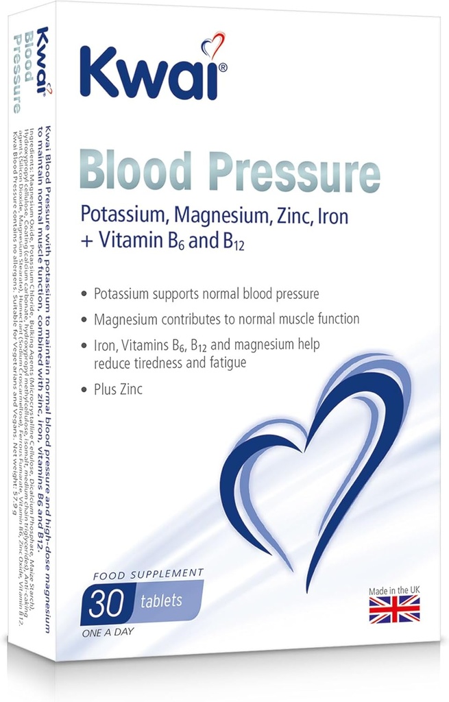 Potassium, magnésium 400mg + vitamine B6 et B12 - 30 comprimés