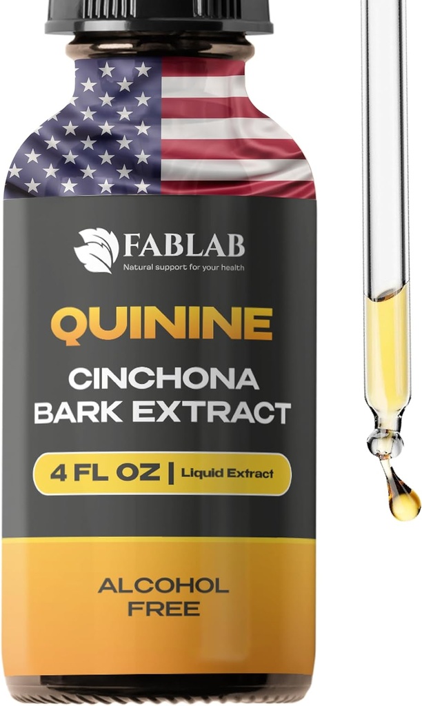 Quinine Tincture Extract Quinine Dried Bark Herbal Supplement Quinine Immune System Support Cinchona Bark Liquid Drops Alcohol Free, Gluten Free