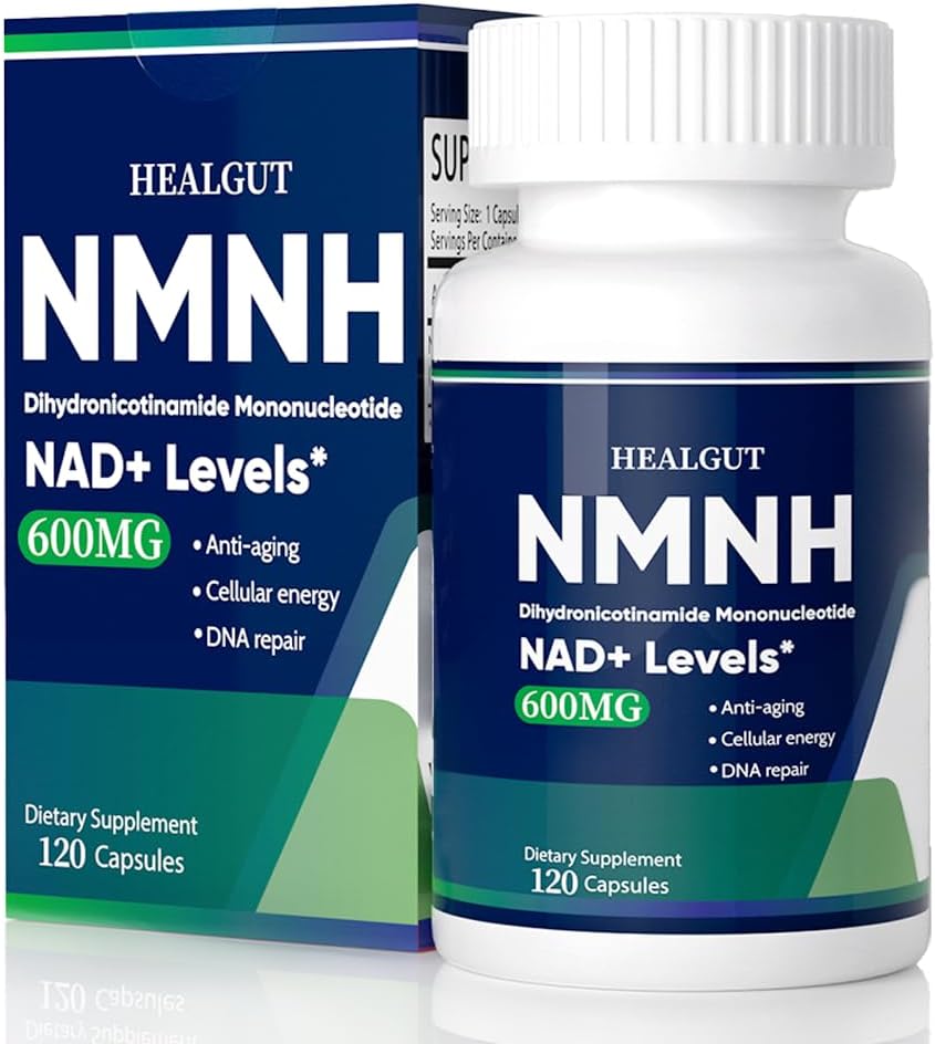 NMNH Alternative NAD+ Unterstützung: 600mg NMNH Ergänzung, 120 NMNHH Kapseln