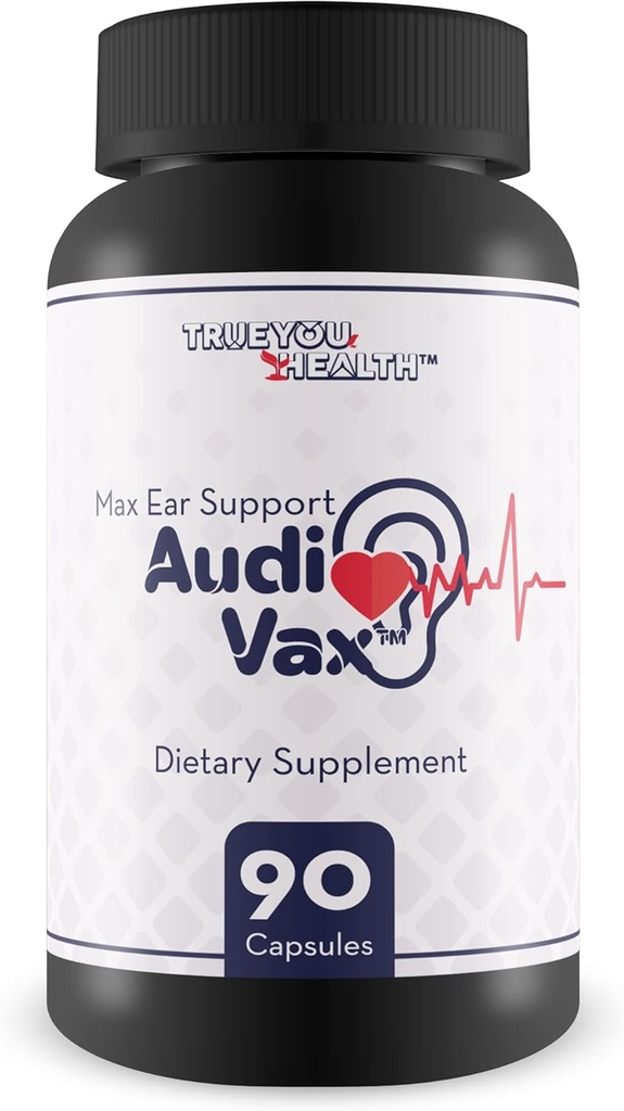 Max Soutien de l'oreille Audi Vax - Supplément de soutien de la santé de l'oreille - Promouvoir la santé de l'oreille interne et de l'oreille moyenne avec un meilleur débit sanguin - aider à réduire la perte auditive et sonnerie d'oreille - soutenir la fonction auditive saine