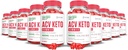 (10 Pack) Simpli Health Keto ACV Gummies Fortgeschrittene Formel 1000MG Ketonatur Keto Gummies Apfel Apfel Apfelessig Formuliert mit Granatapfel-Essigpulver B12 Vegan Non GMO 600 Gummys