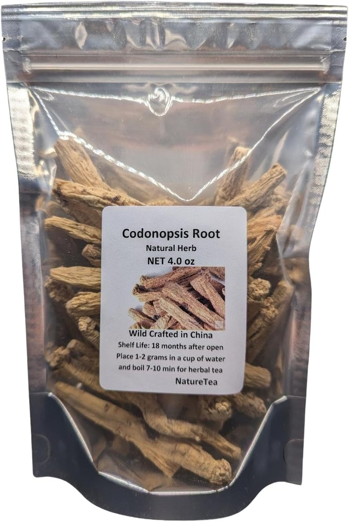 Racine de codonopsis - Dang Shen Séché Radix Codonopsis 100% de la nature (2 oz)