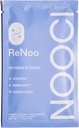 NOOCI ReNoo Women's Daily Powder for Energy, Immunity, Digestion | Travel Size | No Sugar Added | Non-GMO | Vegan | 3 Beutel, Grüner Tee