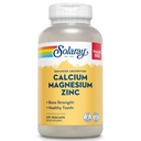 SOLARAY Supplément au zinc de magnésium de calcium - avec du calcium 1000mg, du magnésium 500mg - Santé osseuse, fonction musculaire, santé cardiaque et immunitaire - Vegan, garantie de 60 jours, 68 portions, 275 VegCaps