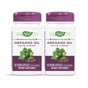 Nature's Way Oregano Öl 75-85% Carvacrol pro Kapsel, Vegetarisch, 60 vegetarische Kapseln, Pack von 2
