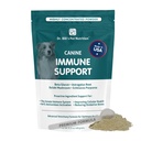 Le Dr Bills Canine Immune Support de Stimule l'immunité et la santé des chiens avec Colostrum, Beta Glucan, Turkey Tail Mushroom, Zinc et vitamine C. Supplément en poudre pour chiens de tous âges