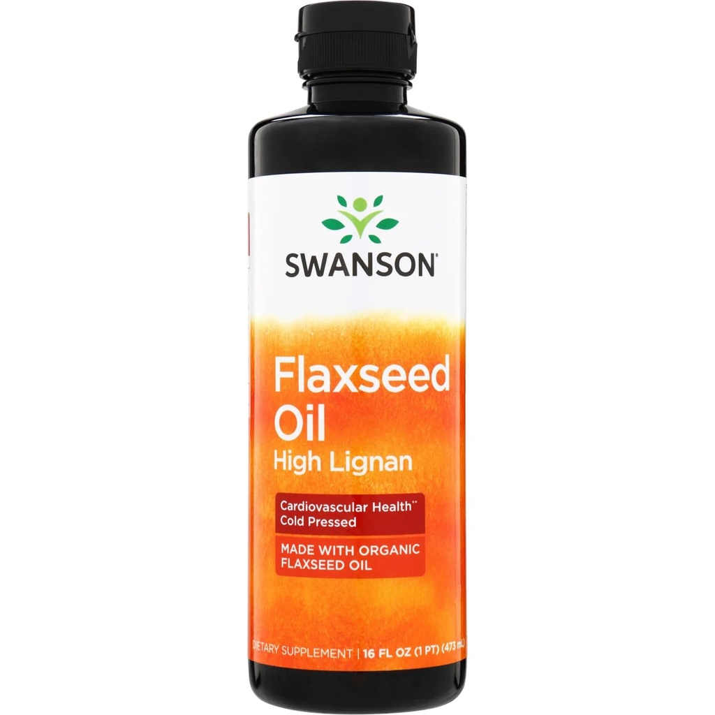 Swanson Flaxseed Oil High Lignan (Omegatru) 16 fl Ounce (473 ml) Flüssigkeit