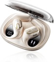 Open Ear Kopfhörer Earbuds Wireless - 5.4 Bluetooth Ear Buds mit LED Digital Display IPX7 Wasserdicht, drahtlose Kopfhörer Touch Control Air Conduction Stereo Sound mit 18.2mm Treiber 80H Playtime