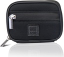 Trousse facile Case Pill - Organisateur de médecine hebdomadaire avec boîte de vitamines et suppléments amovibles de sept jours - Néoprène Premium pour accessoire de quête de voyage (noir)