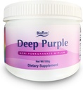 BioPure Deep Purple – All-Natural Superfruit Nahrungsergänzung aus einer synergistischen Mischung aus Organic Acai, Organic Pomegranate und Plum für Gut Health, Immununterstützung und Gesamt-Wellness – 100g