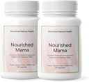 Nourished Mama Prenatal Multi Vitamin - Vegan Multivitamin für Preconception, Pregnancy, Postpartum und Stillunterstützung - Iron-Free mit methyliertem Folate & High Dose Choline - 180 Kapseln