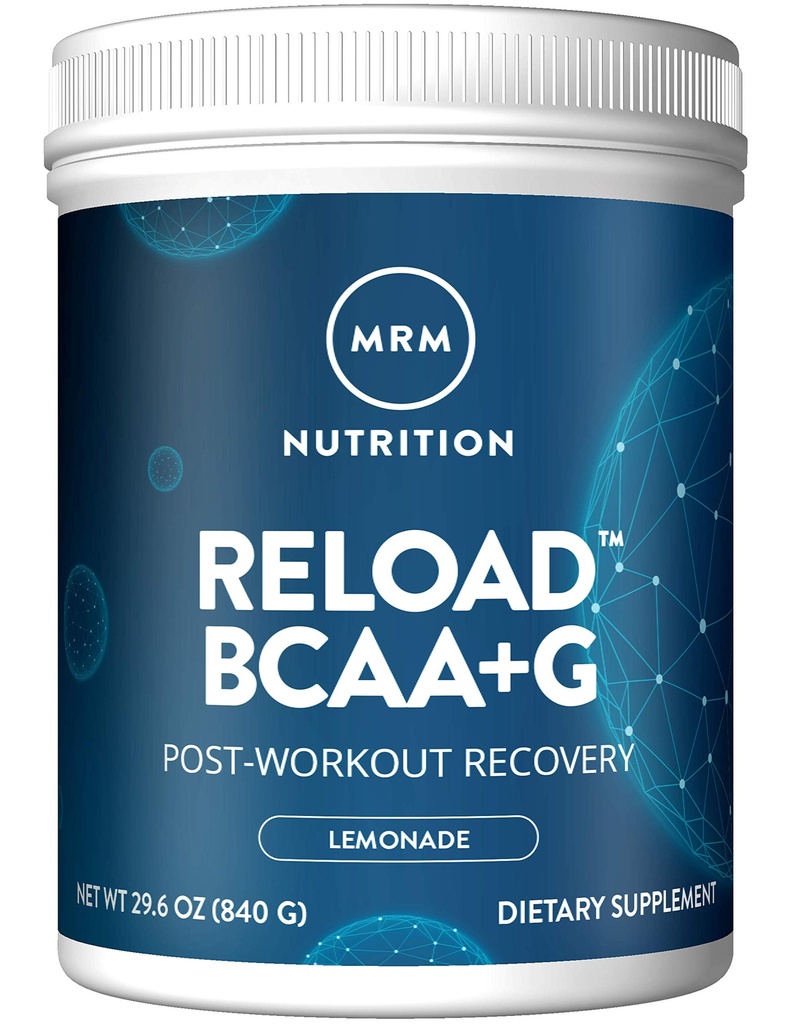 MRM BCAA+G RELOAD Récupération après l'entraînement – Citron, 840g - 60 portions par conteneur