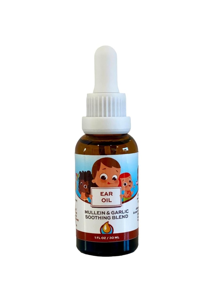 Punkin Butt Baby Ohr Öl | Bio Knoblauch, Mullein, Calendula Ohr Tropfen sicher für Infants (1 oz)