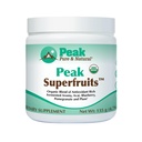 Peak Organic Superfruits - Polyphenol Rich Superfood Powder - Non-GMO Fermented Aronia Berry, Acai, Blueberry, Pomegranate und Plum - Aging, Metabolic Health, Heart Health (30 Portionen)