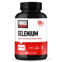 Facteur de force Sélénium Supplément de soutien immunitaire, Sélénium 200mcg Capsules pour soutenir la défense immunitaire, Supplément d'immunité, Vegan, Non-OGM, 120 Capsules