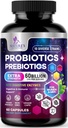 Probiotics for Women & Men 60 Billion CFU - 10 Strains mit Lactobacillus, Digestive Gut Health Probiotics & Immune Support Supplement, Unterstützt Okkasso, Gas & Bloating - 60 Kapseln