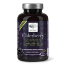 NOUVELLES Gummées Vegan de la mûre aînée NORDIC, sans sucre, sans crème à croquer avec vitamine C pour les adultes et les enfants 4+, sans colorant ni aromatisants artificiels, 60 Nombre (paquet de 1)