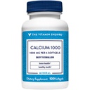 La vitamine Shoppe Calcium 1000MG, facile à avaler Softgels, soutient les os et les dents avec 400UI de vitamine D (100 Softgels)