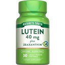 La vérité de la nature Lutéine et Zeaxanthine Supplément de 40mg de softgels