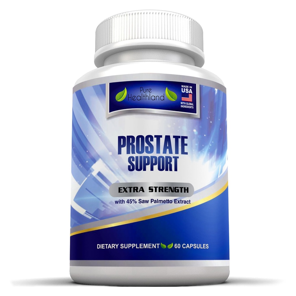 Prostata-Gesundheitsergänzung für Männer – 33 natürliche Zutaten mit 45% Saw Palmetto Extrakt