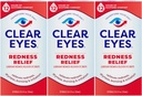 Klare Augen Redness Auge Relief Augentropfen, 0.5 Fl Oz, Packung von 3