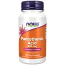 JETZT Nahrungsergänzungsmittel, Pantothensäure (Vitamin B-5) 500 mg, B-Komplexes Vitamin, 100 Kapseln