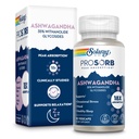 SOLARAY Ashwagandha Kapseln 18X Absorption - Ashwagandha Wurzel- und Blattextrakt 240 mg - Occasional Stress Relief and Mood Support Supplement - Vegan, 60-Day Garantie - 30 Servietten, 30 VegCaps