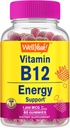 WellJa Vitamin B12 1000mcg Gummi - für Energie, Mood, Stoffwechsel und Immunsystem Unterstützung - Vegan freundlich und glutenfrei, GMO frei und Arzt empfohlen - 60 Gummies